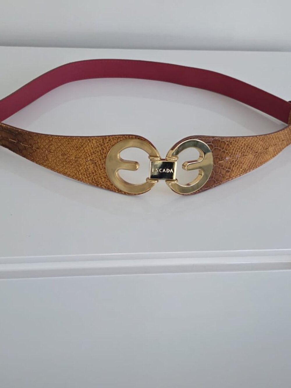 ESCADA SNAKE LIKE BELT! VINTAGE! - Picture 3 of 14